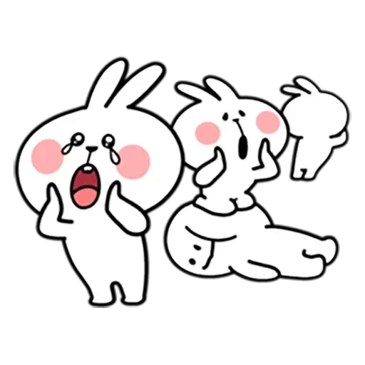 Spoiled rabbit 暴力互動版 - Sticker 8