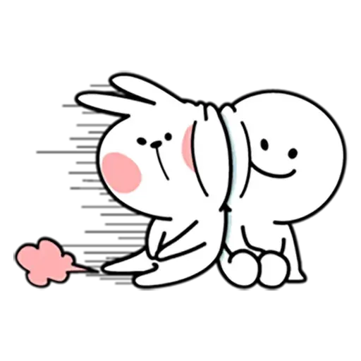 Spoiled rabbit 暴力互動版 - Sticker 2