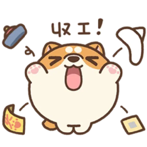 米犬日常—阿飄涼爽2 - Sticker 7