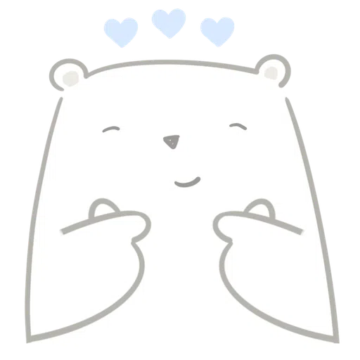 Polar bear Vanilla & Penguin Mochi  - Sticker 4