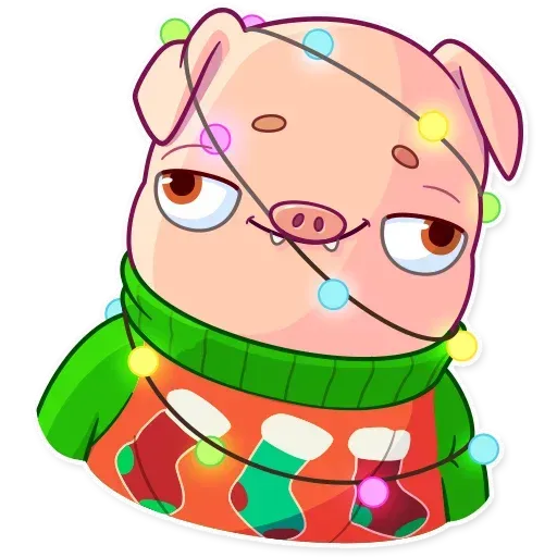 Mr. Piggy- Sticker