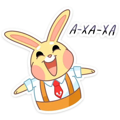 Yellow Rabbit - Sticker 2