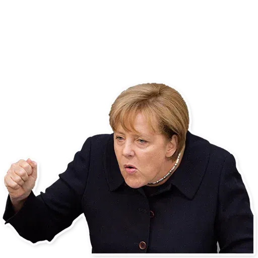 merkel- Sticker