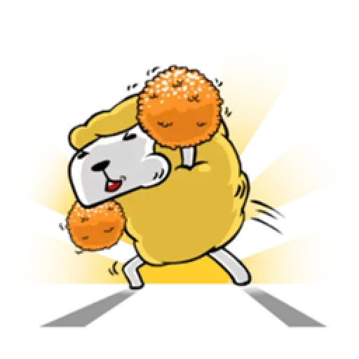 EAT ALL DAY SHEEP 1 - Sticker 8
