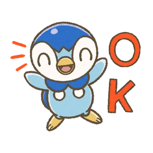 Piplup Everyday Stickers 1- Sticker