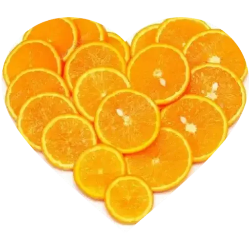 orange hearts2 - Sticker 2