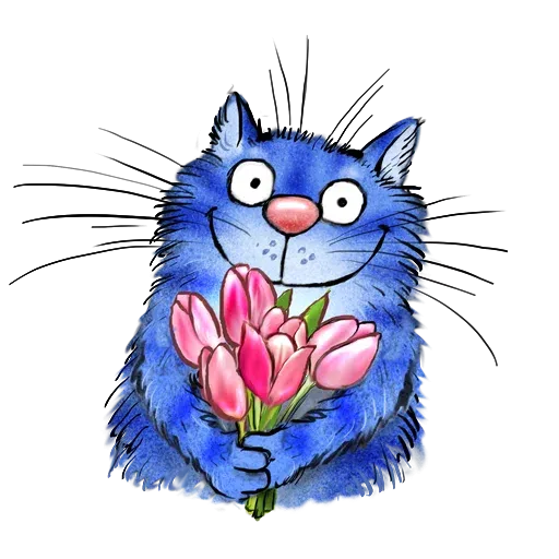 Blue Cat - Sticker 4