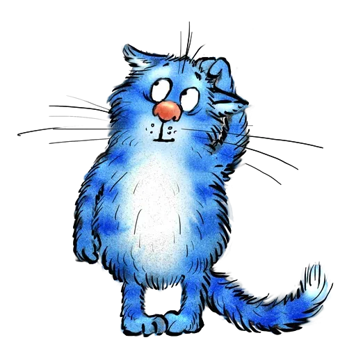 Blue Cat - Sticker 6