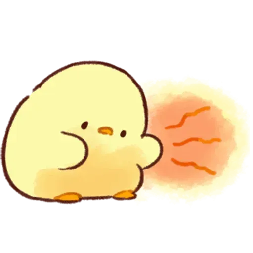 Soft and Cute Chick 3 - Sticker 6