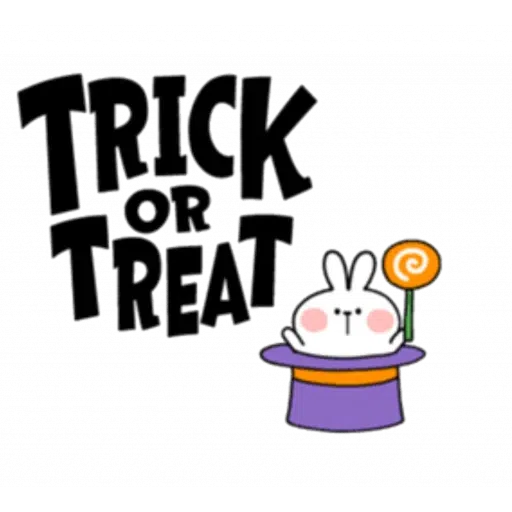Spoiled rabbit Halloween - Sticker 2