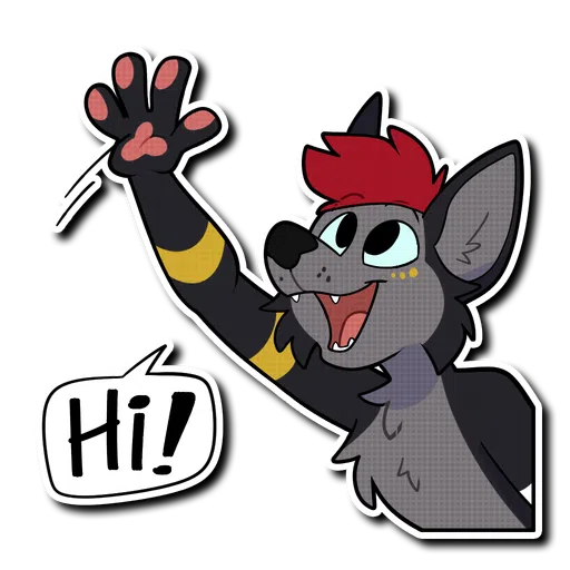 JTwusky the furry - Sticker 8