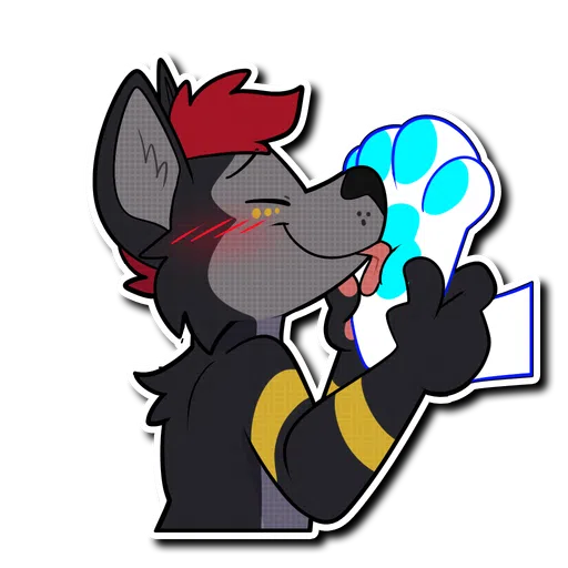 JTwusky the furry - Sticker 1