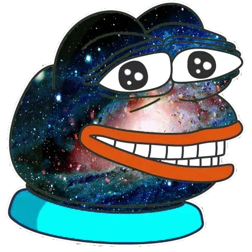 Pepe Galaxy - Sticker 3