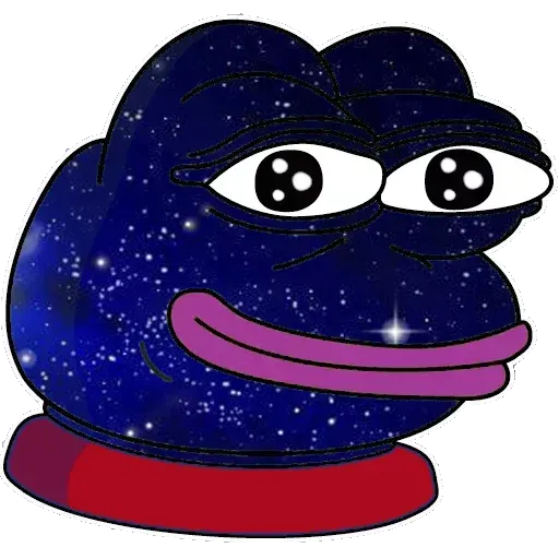 Pepe Galaxy - Sticker 5