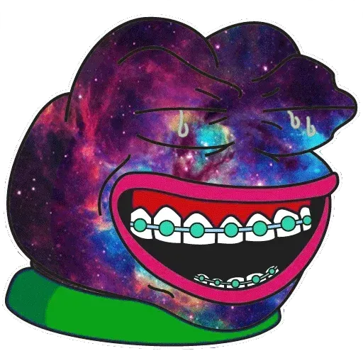 Pepe Galaxy - Sticker 7