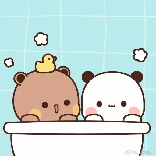 panda and bear - Sticker 3